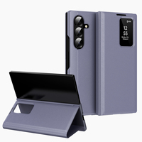 Étui de protection pliable populaire avec fenêtre visible, matériau TPU+PC antichoc, compatible avec Samsung Z Fold 3 - 7