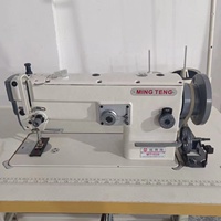 Nouvelle machine à coudre industrielle informatisée MT 1530 pour chaussures, point zig-zag, avec alimentation manuelle, point plat à une aiguille