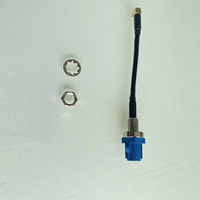 Adaptateur coaxial à connexion rapide RF mâle vers BNC, montage simple, structure durable pour système audio de voiture