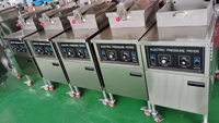 Friteuse à pression PFG-500, prix usine, type Broaster, KFC Computron 8000, 25L, 220V/380V, panneau programmable/manuel, pour poulet frit