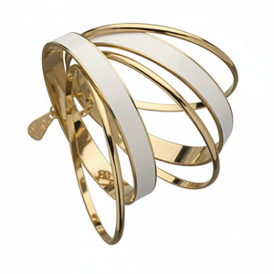 Émail bracelet en laiton - Product Image 1