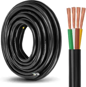 16/4 14/4 4 inti kawat Speaker 100% tembaga CCA listrik PVC TPE PUR selubung jaket kabel Audio fleksibel