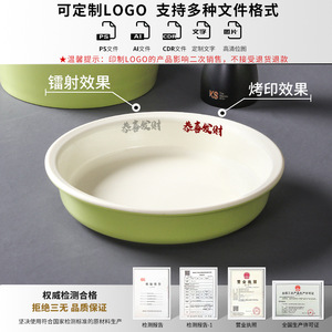 ชุดจานชามเมลามีนสองสีขนาด A5 สำหรับร้านอาหาร โรงแรม และบริการจัดเลี้ยง - Product Image 4