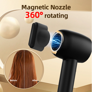 Sèche-cheveux ionique négatif 1600W à moteur BLDC sans balais haute vitesse avec 3 niveaux de vitesse, séchoir à main pour cheveux – Grande Vente - Product Image 6