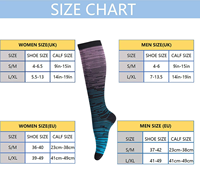 Vente en gros de chaussettes à rayures décontractées à compression dégradée pour adultes nouveau style de chaussettes à mollet long tube avec logo inférieur pour l'été