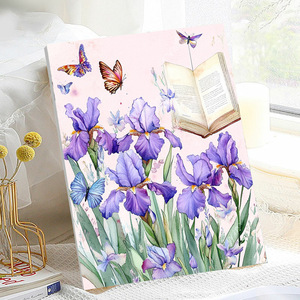 Kit de Peinture Diamant 5D Fleurs de Cerisier et Tulipes, Perles Rondes, Art Floral, Décoration Murale pour <span class=keywords><strong>Chambre</strong></span> d'Adolescente ou Salle d'Étude - Product Image 6