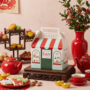 Caja de Papel para Panadería con Diseño Personalizado, Caja de Cartón para Llevar Comida, para Pastelería y Tienda de Postres - Product Image 5