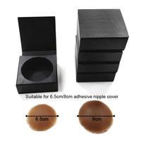 Emballage magnétique de boîte pour la couverture adhésive de mamelon de silicone de 6.5cm 8cm