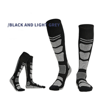 Chaussettes de ski et de snowboard en laine mérinos tricotée chaude sur mesure en gros
