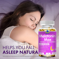 Ausreson Complément Alimentaire Marque Blanche Mélatonine Sans Sucre Gélules Molles 5mg Sommeil Végétalien Vente en Gros Personnalisé Gélules Molles de Mélatonine