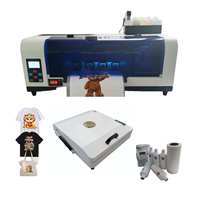 Nueva Impresora de Inyección de Tinta A3+ Plus XP600 DTF con Secador Automático de Agitación 1200x1200dpi Incluye 5x500ml de Tinta y Película/Polvo