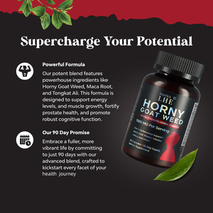 Integratore Maschile Personalizzato con Estratti di Epimedium e Radice di Maca Nera per Supporto Energetico e Vigore per Adulti - Product Image 3