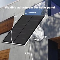 Kit de panneaux solaires miniatures tout-en-un 5W 10W USB-C 5V 6V, petit panneau solaire monocristallin pour éclairage extérieur, chargeur de caméra