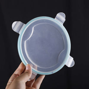 Tanque de almacenamiento transparente de 2 <span class=keywords><strong>litros</strong></span> y 1Kg, hebilla de punto de plástico PP, Cubo de mantenimiento fresco refrigerado, <span class=keywords><strong>caja</strong></span> de mantenimiento fresco de 2 libras - Product Image 5