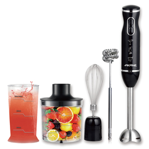 AKANE Juego De <span class=keywords><strong>Batidora</strong></span> 800W Potencia 4 Cuchillas Diseño <span class=keywords><strong>Dos</strong></span> Interruptores Fácil De Limpiar Compacto Multiuso Para Jugos Y Huevos - Product Image 5