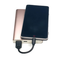 Câble USB C Type C le moins cher, 10 cm, court uniquement, charge rapide pour batterie externe, cordon de téléphone, adaptateur USB, fil