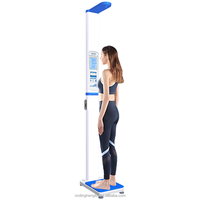 Balance électronique ultrasonique avec mesure de l'IMC (Indice de Masse Corporelle) pour pharmacie et hôpital, avec imprimante