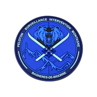Patch 3D en silicone PVC souple personnalisé avec logo, transfert thermique pour vêtements