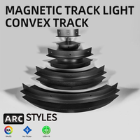 Système d'éclairage intérieur encastré moderne à LED sur rail magnétique en aluminium, diamètre [indiquer le diamètre], DC48V, installation facile