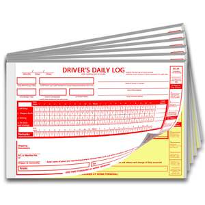 2Ply karbonsuz sürücü günlük günlük günlük kitap detaylı sürücü araç muayene raporu ile 8.5x5.5Log kitap kamyon için basitleştirilmiş Recap - Product Image 1