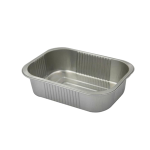 Plateau rond jetable en Offre Spéciale de papier d'aluminium de tarte avec la forme de rectangle et le couvercle d'aluminium - Product Image 4