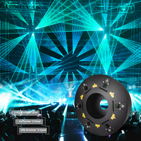 Laser de scène programmable Knight 12w Rgb pour intérieur, club, animation, danse