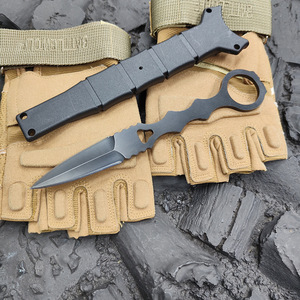 มีดดาบเหล็ก 4Cr13 สำหรับเอาตัวรอดกลางแจ้ง, มีดใบตายแบบฟูลแทงที่ดีที่สุดในโลก, มีดฉุกเฉินสำหรับปีนเขาและหั่นเนื้อ - Product Image 4