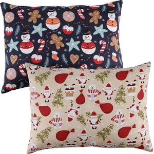 New Arrival Christmas 100% Soft Cotton Toddler Pillow With Pillowcase For 2-8 Years Old Children