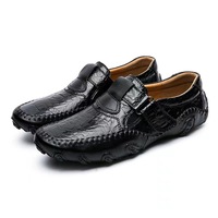 Zapatos Casuales de Lona para Hombre, Talla Grande, Primavera-Verano 2026, Diseño Moderno con Punta Cerrada