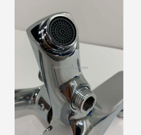Robinet de baignoire thermostatique mural encastré en acier inoxydable chromé, à poignée unique, eau chaude et froide, modèle moderne, parmi les meilleures ventes