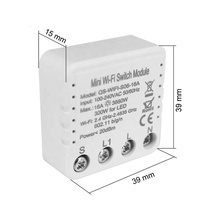 Tuya Smart Life APP Mini Module de commutation 16A 240V Micro-interrupteur universel 1gang contrôleur d'éclairage Compatible avec Alexa