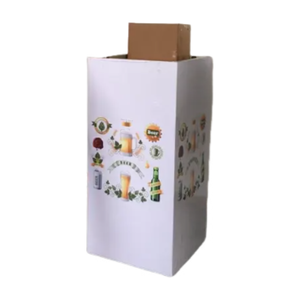 Expositor Metálico de Piso con Elevación Automática, Mecanizado CNC Personalizado de Fábrica, Expositor de Bebidas POS, Expositor de Cerveza con Brochado - Product Image 2