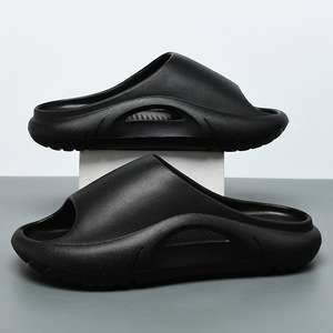 Men's Summer One-Flip Flip-Flops Soft Sole Outdoor Beach Shoes White EVA Open Toe <b>Slippers</b> QL301 - Product Image 3