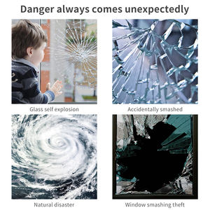 <span class=keywords><strong>Film</strong></span> de sécurité anti-éclatement pour vitres de bâtiment bancaire, protection de fenêtre d'usine, <span class=keywords><strong>film</strong></span> de sécurité 12 mil, le plus vendu - Product Image 6