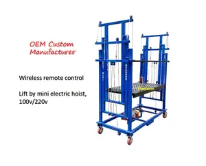 Scala di sollevamento elettrica da 500kg e ponteggi 2-6 metri per il telecomando di manutenzione della decorazione della costruzione