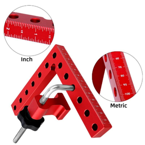 Qinbu Pro - Esquadro de Posicionamiento de Aluminio de 140 mm - Abrazadera de Esquina para Bricolaje y Herramientas Profesionales de Montaje de Marcos de Muebles QB05 - Product Image 3
