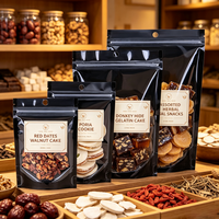 Emballage alimentaire personnalisé pour gâteau aux dattes rouges, aux noix, à l'Ejiao et au Poria, emballage flexible sur mesure, vente en gros en vrac avec impression de logo