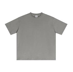 T-shirt Hip Hop en coton tricoté 100% personnalisé pour homme, couleur unie, basique, manches courtes, doux, respirant, coupe classique, décontracté, été - Product Image 5