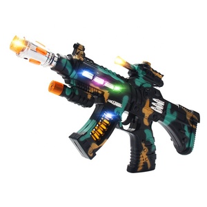 Nouveauté Pistolet Mitrailleur Électrique Son et Lumière Automatique, <span class=keywords><strong>Jouet</strong></span> Pistolet pour Enfants Tir Populaire - Product Image 1