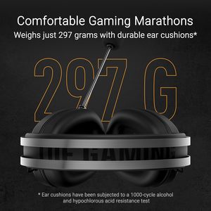 Casque filaire Tuf Gaming H1 Gen II avec micro, haut-parleurs de 40 mm, son surround virtuel 7.1 pour usage professionnel et gaming - Product Image 2