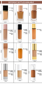 Base de maquillaje mate de cobertura completa ligera de etiqueta privada base líquida impermeable - Product Image 6