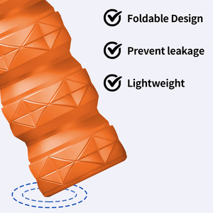 Bouteilles d'eau pliables sans BPA bouteilles d'eau en silicone portables pliables pour voyager Camping randonnée Sports en plein air - Product Image 3