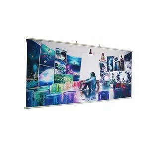 Advertising Sublimation Print Fabric Annie Scroll Poster OEM Art Posters Wall Scroll Post Fabric Post Scrolls Banner