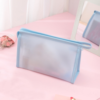 Sac de rangement de voyage de luxe personnalisé avec fermeture éclair, grande capacité, en PVC, étui organisateur de cosmétiques, style tendance, résistant à l'eau, portable, pour maquillage (fabrication usine)