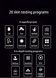 2025 meilleure vente professionnel Portable numérique 3D testeur de peau Machine KEYSUN TH149 13.3 "écran tactile beauté de la peau du visage - Product Image 4