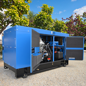 AIパワー360kw静音ディーゼル発電機、三相4線式、Leroy Somer製オルタネーター、1500rpm、自動起動、オープンフレーム、ATSオプション付き - Product Image 2