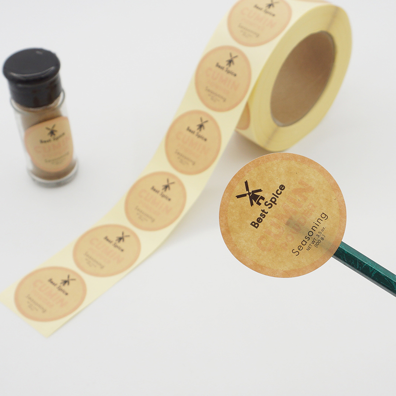 Custom Spice Labels Sticker High-quality Label Printing Services Customized Packaging and Labeing Services