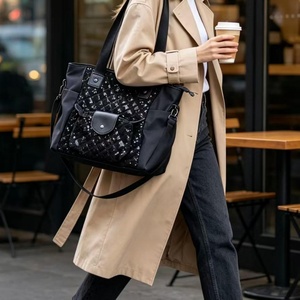 Custom Logo Quilted Large-capacity Travel <b>Bag</b> New Trendy women's sequin shoulder <b>bag</b> street style handbag trendy hobo <b>bag</b> - Product Image 1
