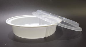 Contenedor Redondo Desechable de Plástico PP para Almacenamiento de Alimentos, con Tapa Hermética, Ideal para Comida para Llevar - Product Image 2