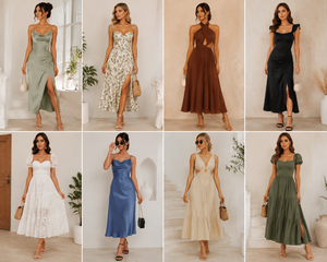 Vestidos de mujer surtidos al por mayor, estilos variados, productos nuevos, múltiples tallas, paquete a granel para el mercado de reventa, mezcla aleatoria. - Product Image 1